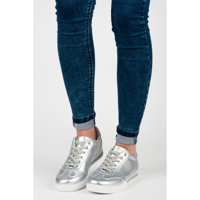 Vices Zapatos deportivos plateados gris 1 Vices Zapatos deportivos plateados gris 1
