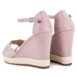 Seastar Sandalias cuña ante violeta 3