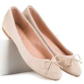Seastar Bailarinas ante beige 2