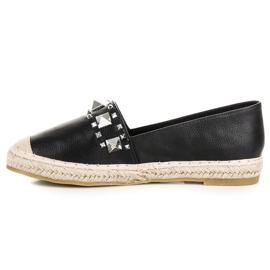 Seastar Alpargatas con chorros negro 2