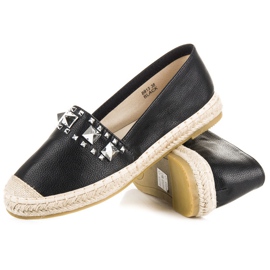 Seastar Alpargatas con chorros negro 3