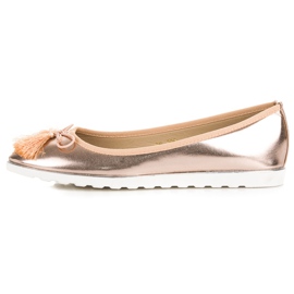 Bestelle Bailarinas Rosa Con Flecos rosado 4