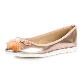 Bestelle Bailarinas Rosa Con Flecos rosado 5