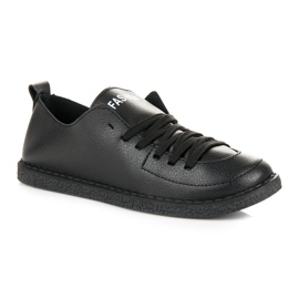 Seastar Zapatillas negras con cordones negro 1 Seastar Zapatillas negras con cordones negro 1