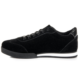 Vices Vicios de calzado deportivo de gamuza negro 2
