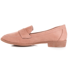 Comer Mocasín ante rosa rosado 4