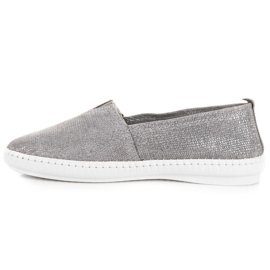 Slipons de piel VINCEZA gris 3