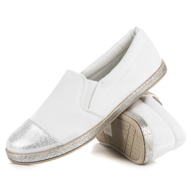 Mtt Sport Alpargatas blancas sin cordones blanco 2 Mtt Sport Alpargatas blancas sin cordones blanco 2