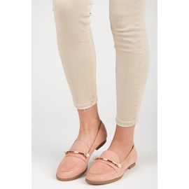 Seastar Mocasines con Perlas rosado 4