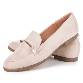 Seastar Mocasines con Perlas beige 2