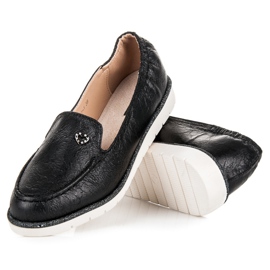 Zapatos sin cordones VICES negro 2