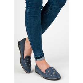 Bestelle Señores de gamuza azul 5