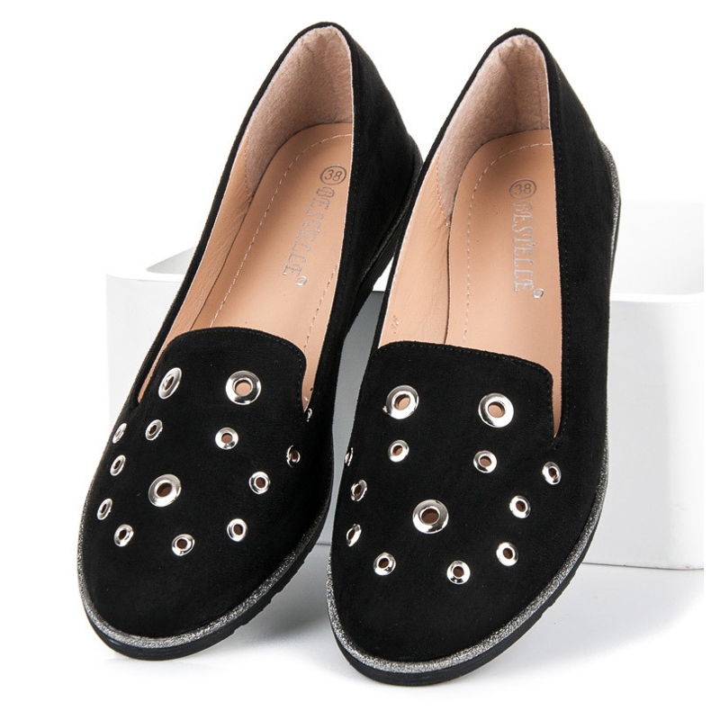 Bestelle Señores de gamuza negro 1