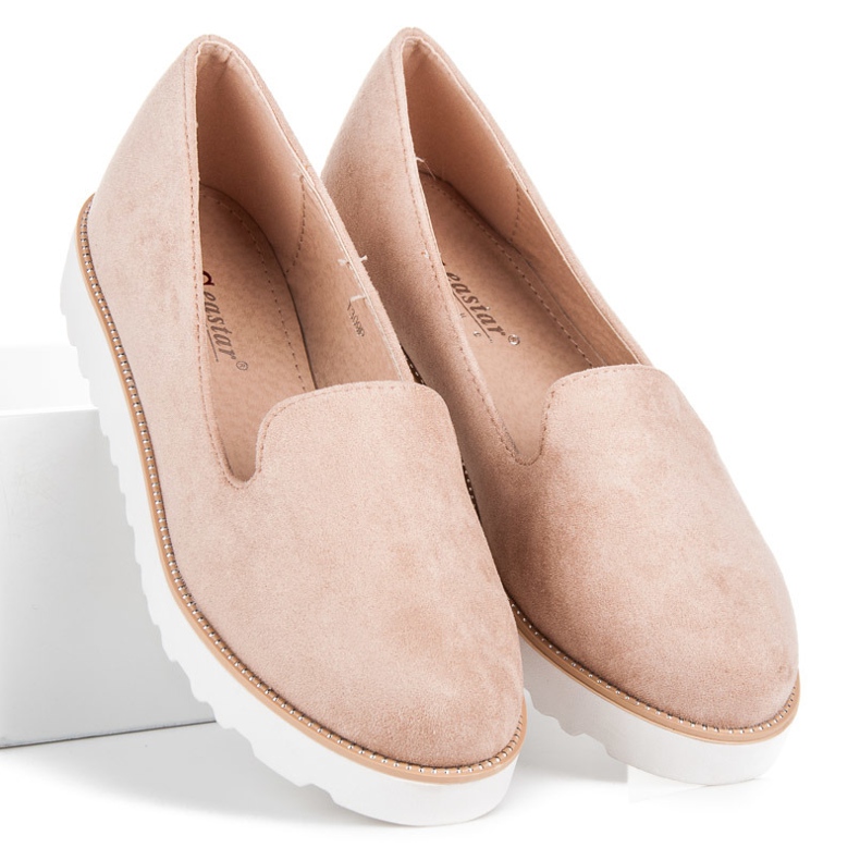Seastar Zapatos de plataforma sin cordones rosa 1