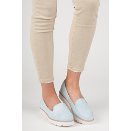 Seastar Zapatos de plataforma sin cordones azul 3