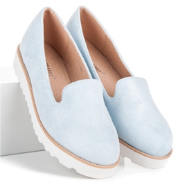Seastar Zapatos de plataforma sin cordones azul 4