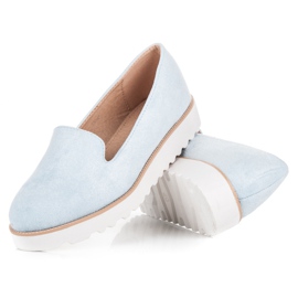 Seastar Zapatos de plataforma sin cordones azul 2
