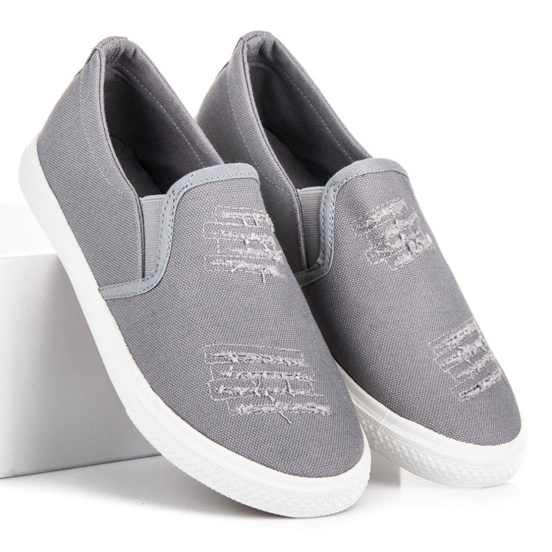 Seastar Zapatillas slip on grises 1