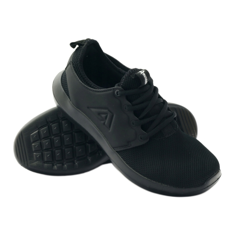 American Club Zapatos deportivos para correr para hombre American 1772 negro 3