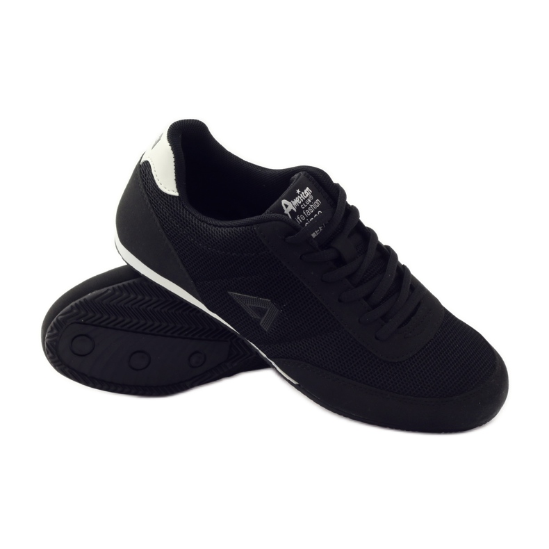 American Club Jogging americano 7066 negro blanco 3