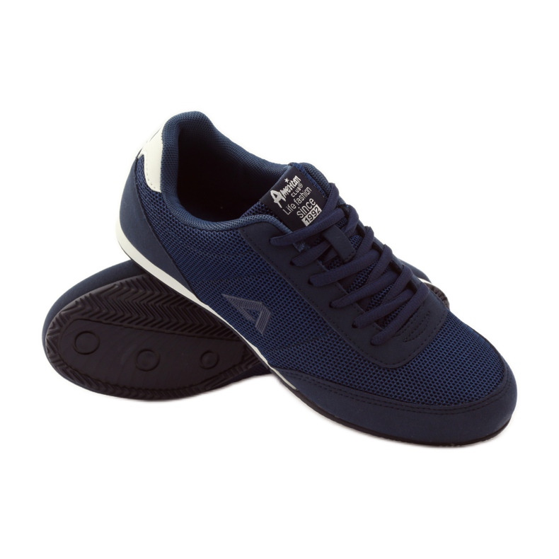 American Club Jogging American 7066 azul marino blanco 3