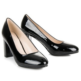 Lucky Shoes Salón lacado negro 5