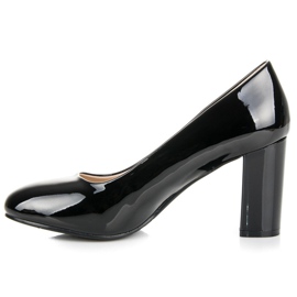 Lucky Shoes Salón lacado negro 3