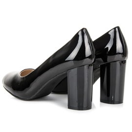 Lucky Shoes Salón lacado negro 4