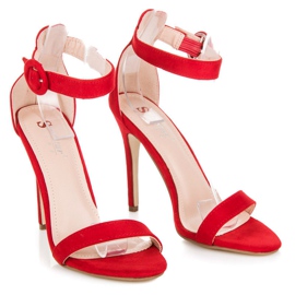 Seastar Sandalias abrochadas con hebilla rojo 5