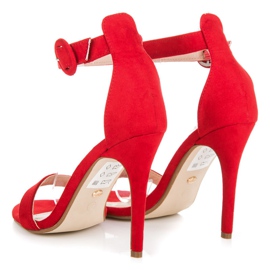 Seastar Sandalias abrochadas con hebilla rojo 4