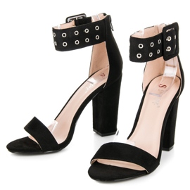 Seastar Sandalias rockeras con cremallera negro 5