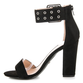 Seastar Sandalias rockeras con cremallera negro 3