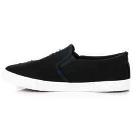 Seastar Zapatillas negras sin cordones negro 3
