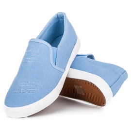 Seastar Zapatillas sin cordones azules 4