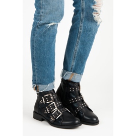 Seastar botas de rock de primavera negro 1