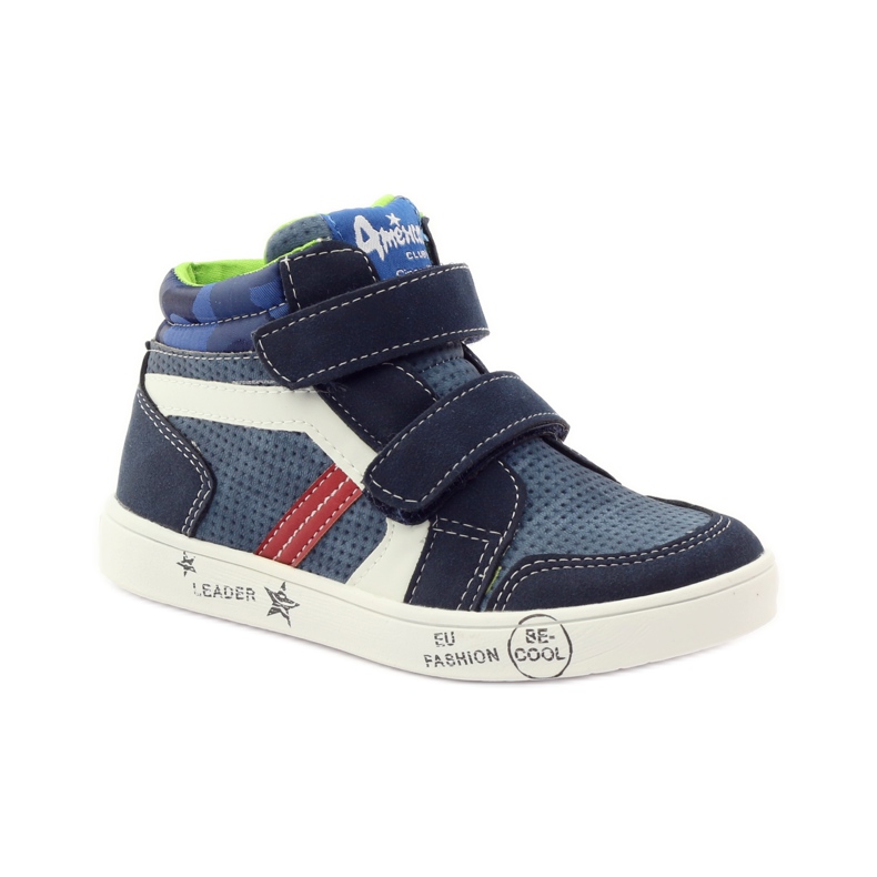 American Club zapatillas deportivas americanas 17353 azul marino rojo blanco 1