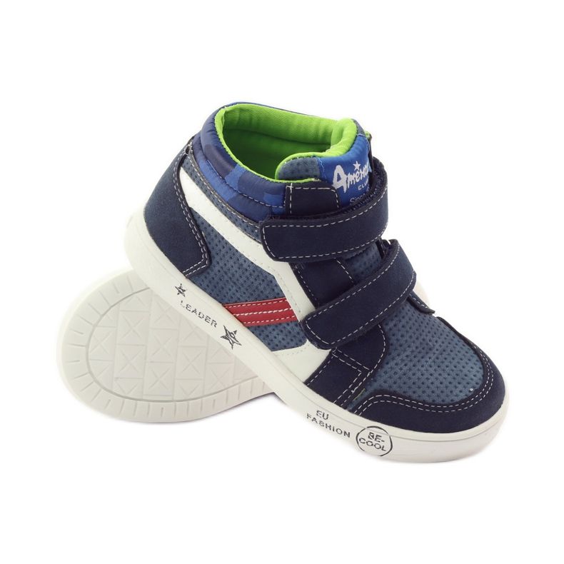 American Club zapatillas deportivas americanas 17353 azul marino rojo blanco 3
