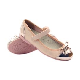 American Club Bailarinas velcro americanas 14297 rosado amarillo 3
