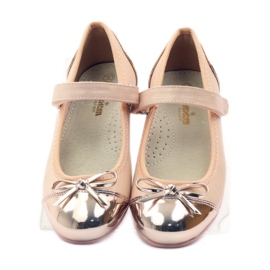 American Club Bailarinas velcro americanas 14297 rosa amarillo 4