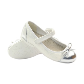 American Club Bailarinas velcro americanas 14297 gris blanco 3