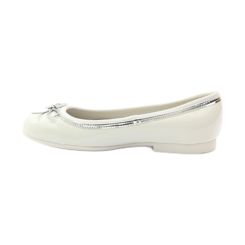 American Club Bailarinas con lazo americano blanco 2