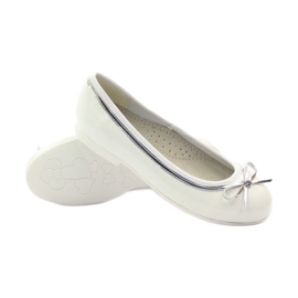 American Club Bailarinas con lazo americano blanco 3