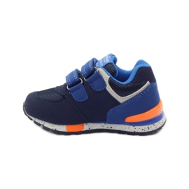 American Club zapatillas americanas 15110 azul marino naranja 2