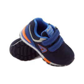American Club zapatillas americanas 15110 azul marino naranja 3
