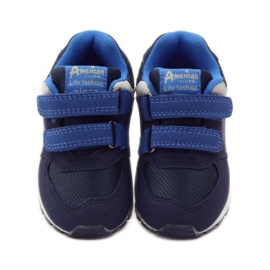American Club zapatillas americanas 15110 azul marino naranja 4