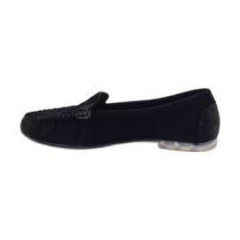Mocasines Sergio Leone 721 de ante negro gris 2