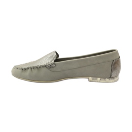 Mocasines Sergio Leone 721 de ante gris 2