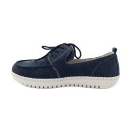 Creepers piel Filippo 020 azul marino 2