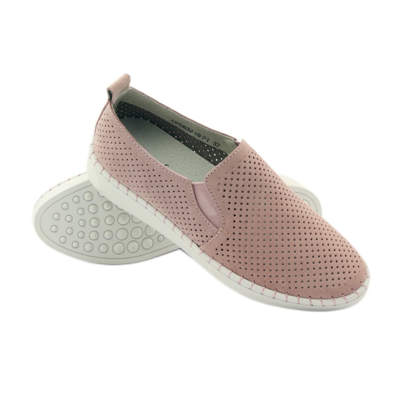 Cuero Slipony Filippo 063 rosa 3