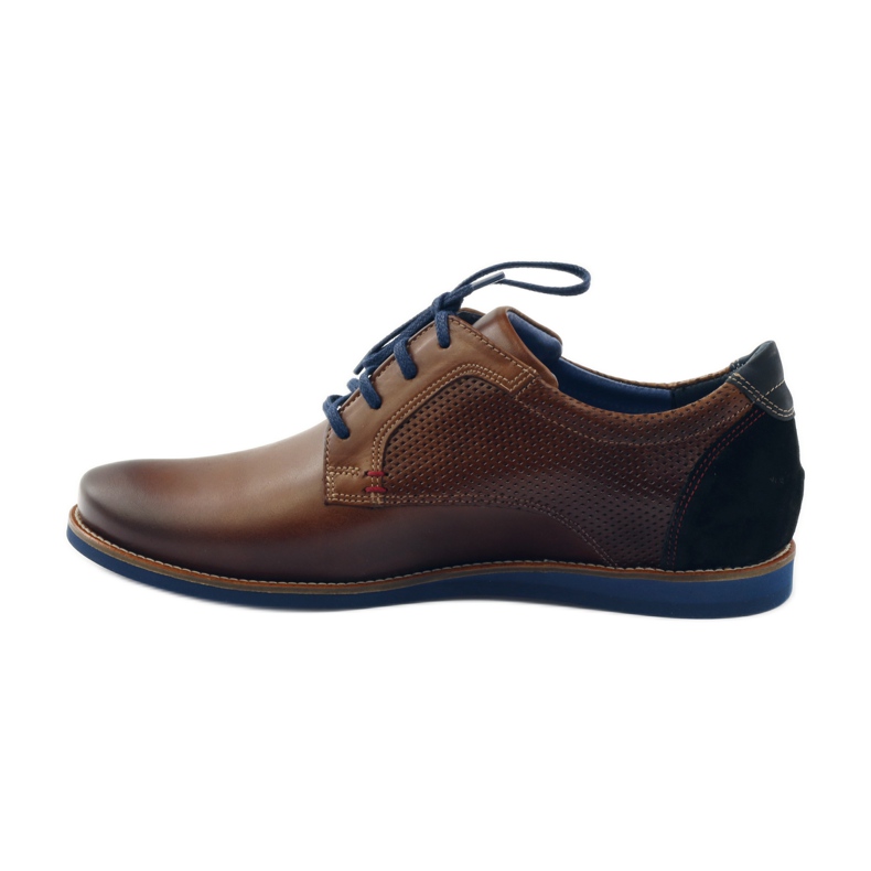 Zapatos casual de hombre Nikopol 1657 marrón negro azul marino 2
